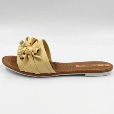 Imagem de Chinelo Moleca Rasteira Tira Slide Laço Feminino-Feminino