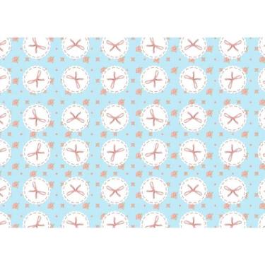 Imagem de Rolo com 20 Folhas Papel de Presente 47x64 Estampas Variadas - NoBrand