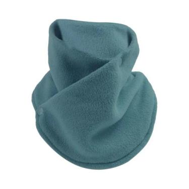 Imagem de Cachecol Feminino De Inverno Quente Em Lã De Cordeiro, Gola Protetora 