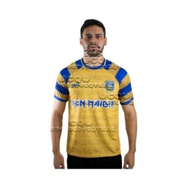 Imagem de Camisa De Futebol Réplica Iron Maiden Powerslave Para Adultos E Crianç