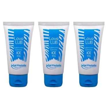 Imagem de Kit 3 Lubrificantes Íntimo Gel Love Lub Massagem Corporal - Maredifior