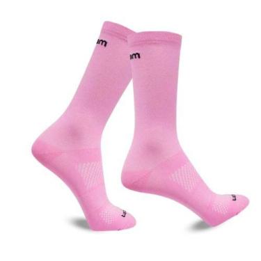 Imagem de Meia Ciclista Lisa Bike Corrida Cano Médio Feminina Rikam, 34 - 39, Ro