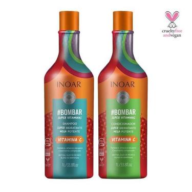 Imagem de Inoar Kit Bombar Shampoo 1L + Condicionador 1L