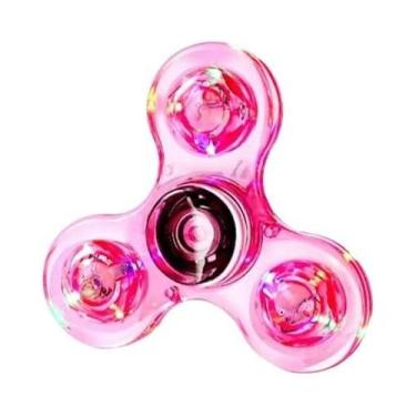 Imagem de Fidget Spinner Luminoso De Cristal Que Brilha No Escuro Com LED, Brinq