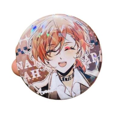 Imagem de Broche/Pin De 58mm Anime Bungo Stray Dogs Dazai Osamu Chuuya Edogawa R
