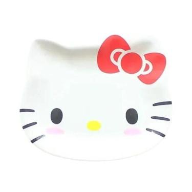 Imagem de Prato De Jantar Infantil Sanrio My Melody Hello Kitty Kawaii, Prato De