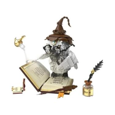 Imagem de Blocos De Montar Livro Mágico Coruja Doutor Com Luzes, Brinquedos De M