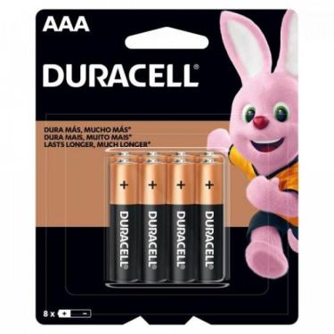 Imagem de Pilha Alcalina 1,5v AAA MN2400 (Com8 Pilhas) Duracell