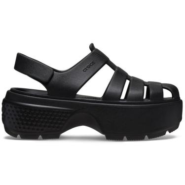 Imagem de Sandália Crocs Stomp Fisherman Sandal Black-Feminino