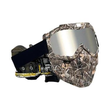 Imagem de Máscara De Capacete De Motocross Respirável E À Prova De Poeira Para M