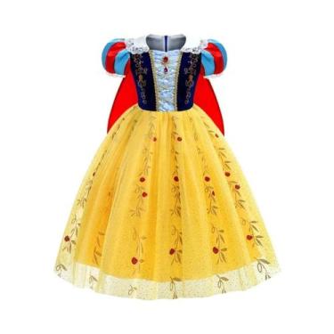 Imagem de Vestido De Halloween Para Meninas, Vestido De Branca De Neve Luxuoso C