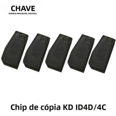 Imagem de Chip Transponder KD ID4C 4D 46 48 Para Cópia, 10 Peças Para Chave Remo