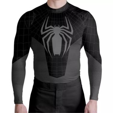 Imagem de Rash Guard Black Spider Atlética, Preto, P