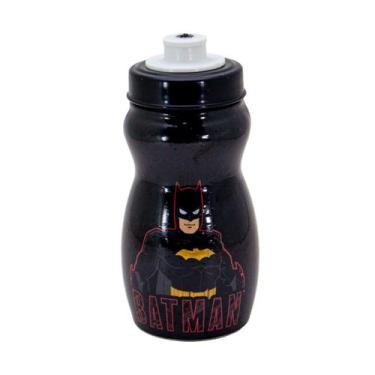 Imagem de Garrafa Infantil Squeeze Escolar 300ml Personagens Plasutil, Batman