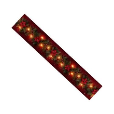 Imagem de Caminho De Mesa De Natal, Cachecol Para Lareira, Decoração De Festa De