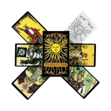 Imagem de Cartas De Tarô Rider Para Adivinhação Em Inglês, Baralho De 78 Cartas 