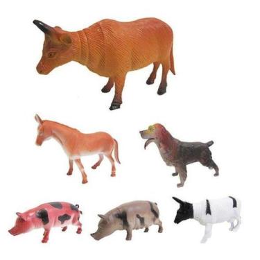 Imagem de Animais Da Fazenda Emborrachados Com 6 Peças Art Brink - Barcelona