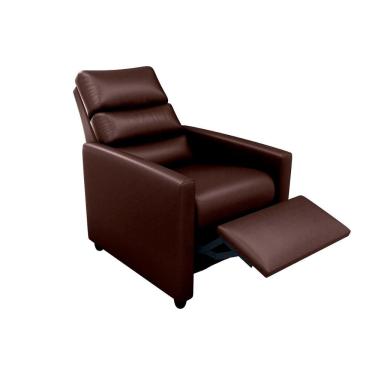 Imagem de Poltrona Do Papai Reclinável Turin Couro Sintético Marrom Matrix