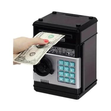 Imagem de Cofrinho Automático Mini Com Senha, Caixa De Poupança De Dinheiro, Pre