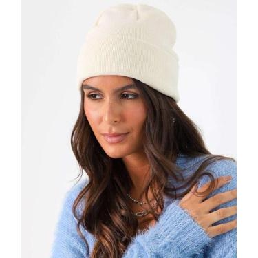 Imagem de Touca Feminina Tricô Básica Marisa Off White-56095, UN, Off white