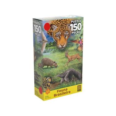 Imagem de Quebra-Cabeça Grow Fauna Brasileira com 150 Peças Ref. 03568