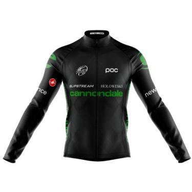 Imagem de Camisa Cannondale Manga Longa Zíper Full Fitness Dry Fit Decole -, Pre