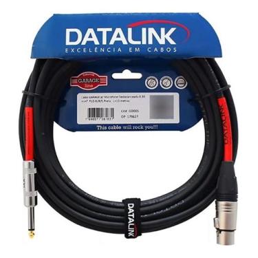 Imagem de Cabo Microfone 7 Metros Xlr(f)-p10 Datalink Garage Gd004