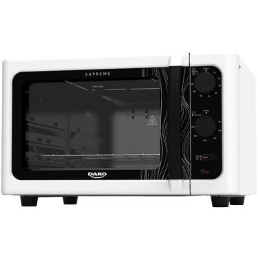Imagem de Forno de bancada elétrico Dako Supreme Branco 44 litros com grill dour