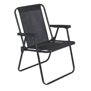 Imagem de Cadeira de Praia Alta Sannet Aço 110kg Cores Mor