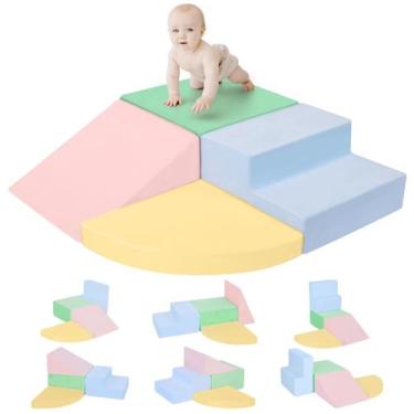 Imagem de Conjunto de Blocos de Espuma para Escalada CAMELUS, 4 Peças, para Bebê