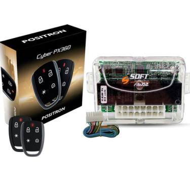 Imagem de Kit Alarme Automotivo Cyber Px360 + Módulo De Vidro Aw 52 2p - Pósitro