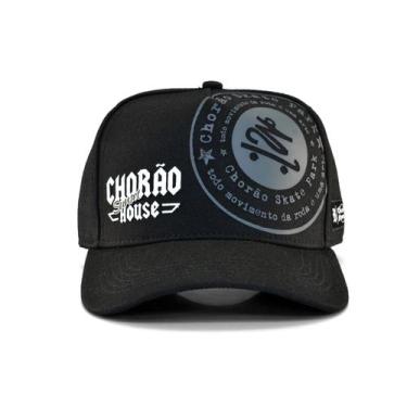 Imagem de Boné Snapback Chorão Sunset House Black Tamanho:ÚnicoCor:PretoGenero:U