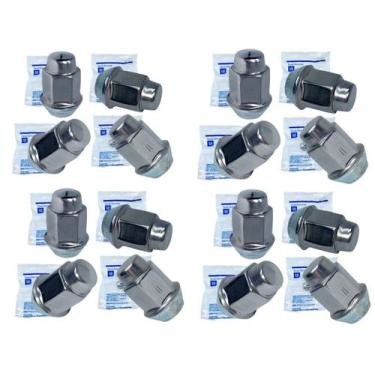Imagem de Kit 16 Porca Roda Onix Prisma Sonic Coblat Spin Cruze S10 Trailblazer 
