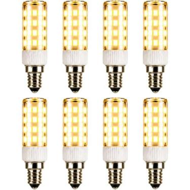 Imagem de Kit 8 x Lâmpadas LED E14 3000K 5 Watts Halopim Halógena Bivolt 110v 22