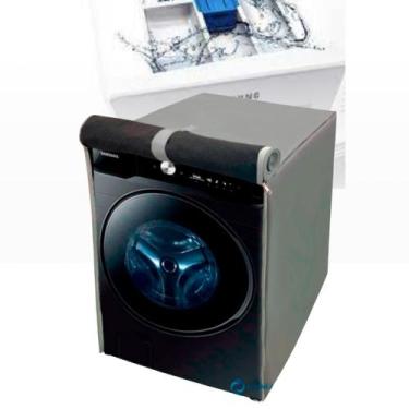 Imagem de Capa para lavadora samsung 13kg ww13t impermeável - Clean Capas, Cinza