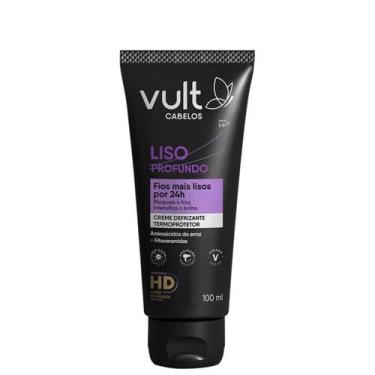 Imagem de Vult Cabelos Liso Profundo - Creme Defrizante Termoprotetor 100ml - VU