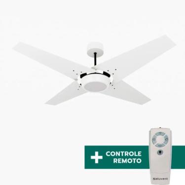 Imagem de Ventilador de Teto Com Controle Remoto Natuvent Callis Led 4 Pás Madei
