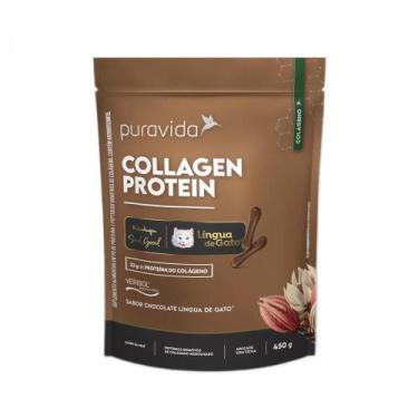 Imagem de Collagen Protein 450g Língua de Gato Puravida