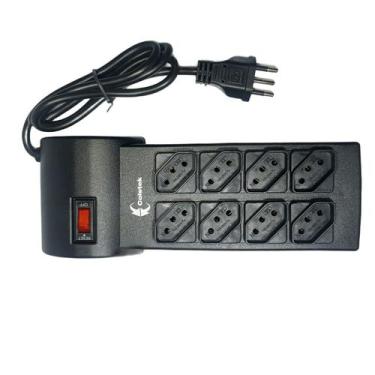 Imagem de Filtro De Linha 8 Tomadas 1270W/2200W Profissional - COLETEK