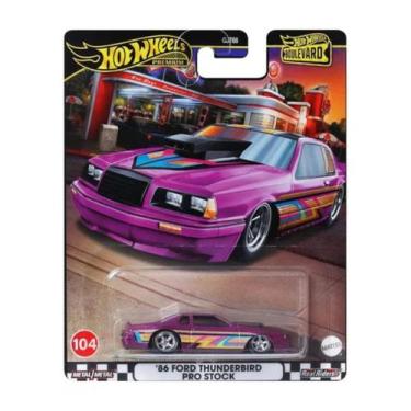 Imagem de Hot Wheels Premium Carrinho 86 Ford Thunderbird Pro Stock - Mattel