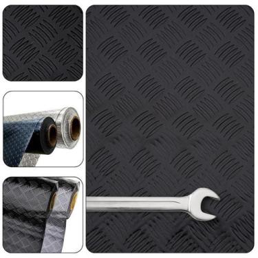 Imagem de Piso Relevo Moeda 1mm PVC Emborrachado Antiderrapante 1x25 - Mob Cores