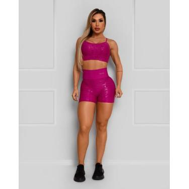 Imagem de Short logomania colors maria gueixa, Magenta, M