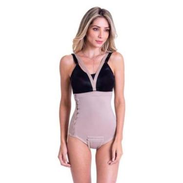 Imagem de Cinta Modeladora Cintura Alta Cavada fecho lateral Pós Cirúrgica - Bio