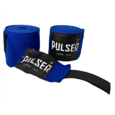 Imagem de Bandagem elástica atadura 03 m boxe muay thai mma pulser - par, Azul