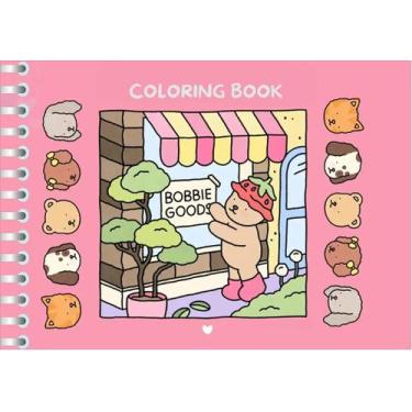 Imagem de Livro de Colorir Bobbie Goods Capa Dura - 1 Unidade - Estilo Kawaii co