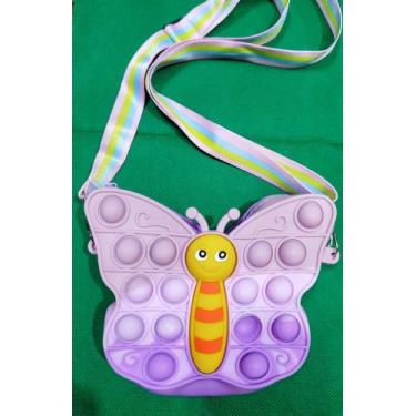 Imagem de Bolsa Infantil  Pop Bolha Silicone Divertida Vários Modelos - Magazine
