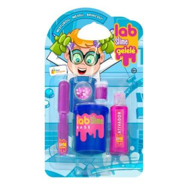 Imagem de Kit Lab Slime Gelelé Laboratório Doce Brinquedo 9+ Meses Cores Sortida
