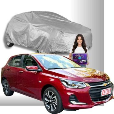 Imagem de Capa Impermeável Para Carro Onix Hatch 2020 a 2025 Com Forro Central -