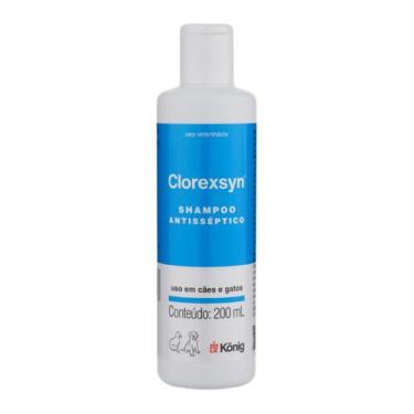 Imagem de Shampoo Clorexsyn para Cães e Gatos Konig 200ml