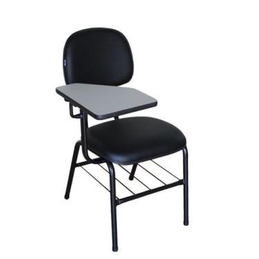 Imagem de Cadeira Universitária para Escolas Linha Economy Preto - Design Office